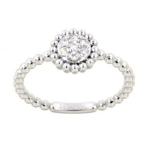 Cluster Diamond Full Eternity Fancy Ring Fine Jewelry White Gold